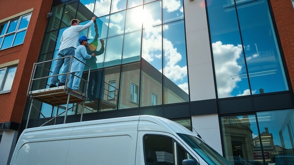 Glazier in Harmondsworth