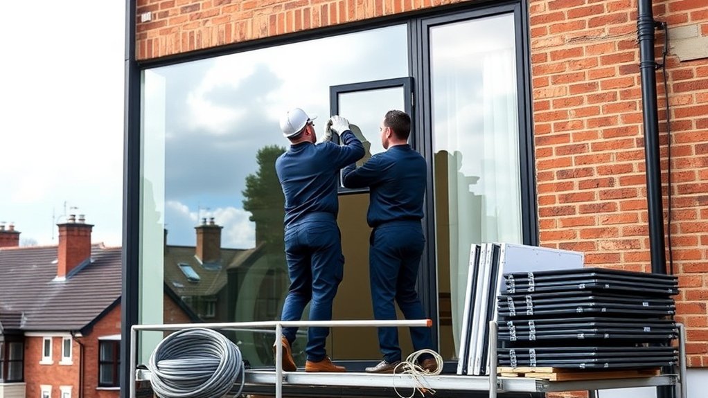 Glazier in Longford Village